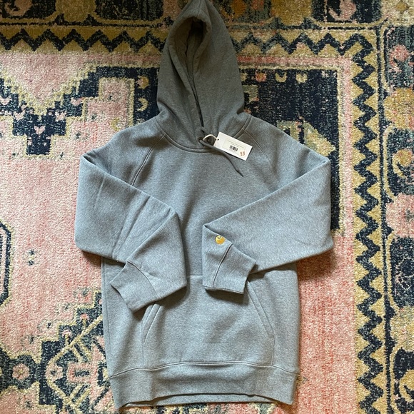 Carhartt WIP Other - NWT Carhartt WIP Chase Hooded Sweatshirt in Heather Gray